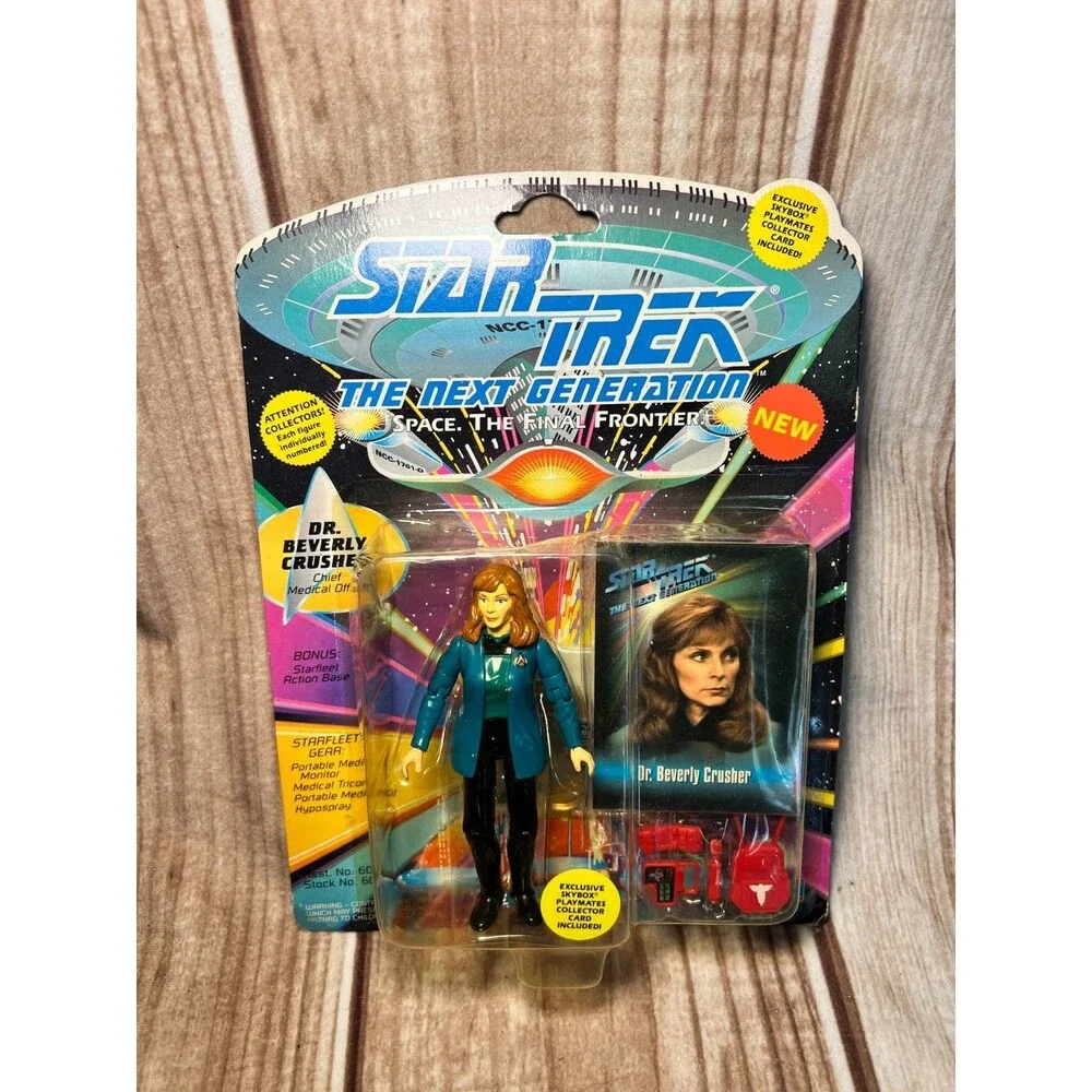 VTG 1993 Star Trek Next Generation Dr Beverly Crusher Action Figure Playmates